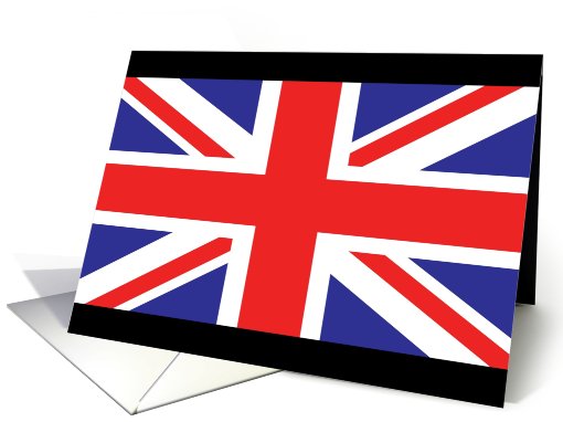new address (united kingdom flag) card (700737)