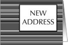new address : stripes card