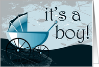 it’s a boy! (blank inside) card