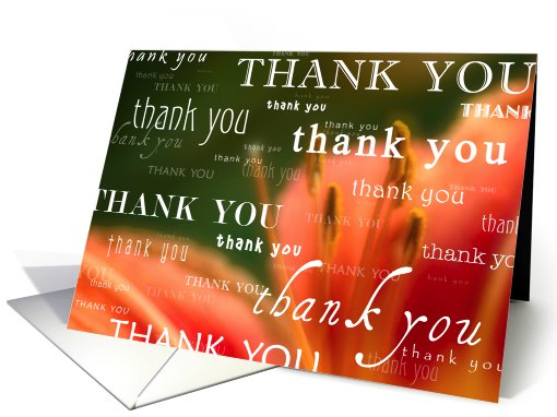 thank you... (hairdresser/hairstylist) card (703423)