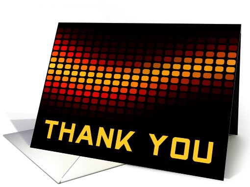 thank you... for being our wedding DJ! card (703543)