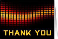 thank you... for being our wedding DJ! card