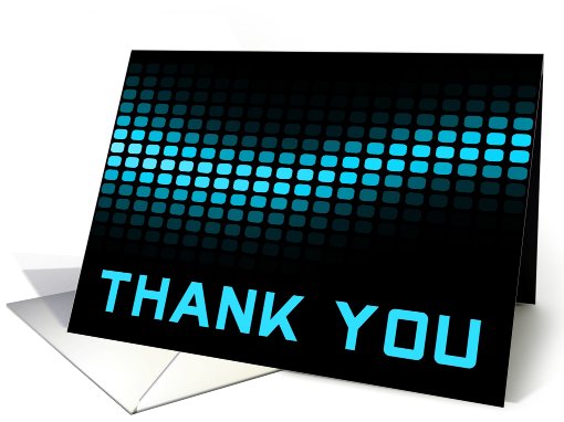 thank you... for being our wedding DJ! card (703544)