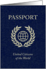 world passport : united citizens of the world card