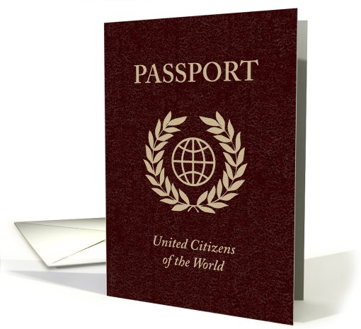 world passport : united citizens of the world card (704703)