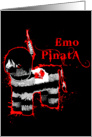 emo pinata card