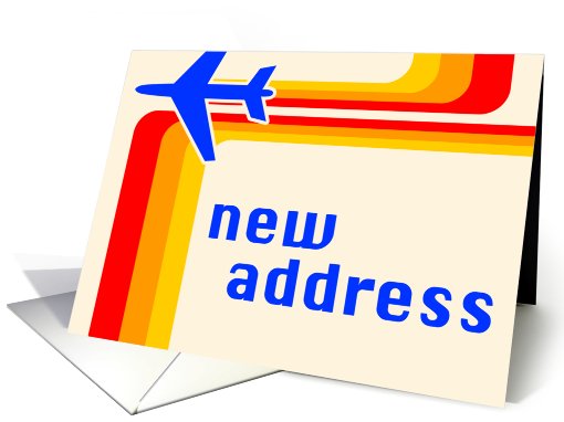 new address moving announcement card (704907)