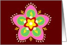 happy diwali : rangoli card