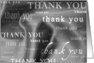 thank you... for your support during this difficult time! card