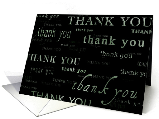 thank you... (from cancer patient) card (706512)
