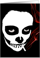 smoke skull (quit smoking encouragement) card