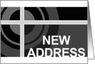 new address announcement (bullseye) card