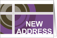 new address announcement (bullseye) card