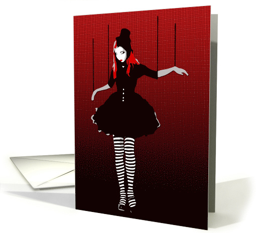 cabaret marionette card (707173)