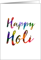 happy holi, festival of color and spring card