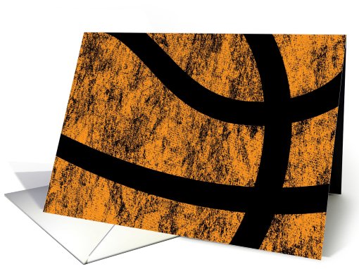 basketball (distressed) card (711308)