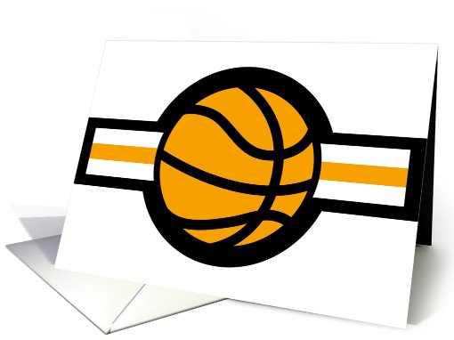basketball (sport stripe) card (711309)