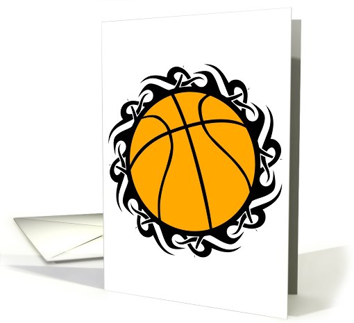tribal basketball card (711311)