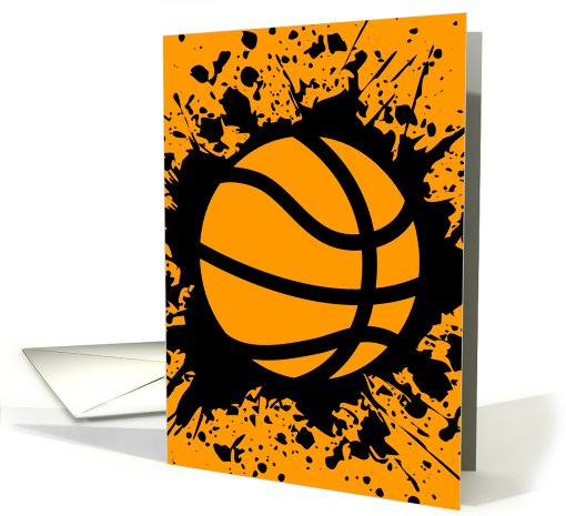 basketball splat card (711315)