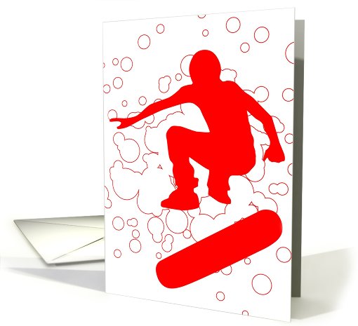 skateboarding bubbles card (712053)