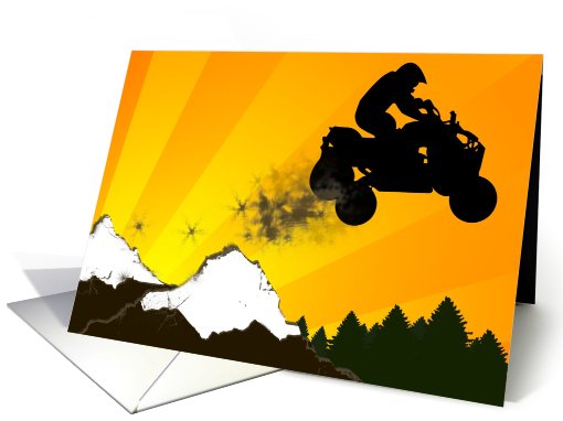 atv dirt trail card (712076)