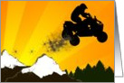 atv dirt trail card