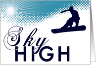 sky high snowboarder card