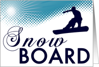 sky high snowboard card