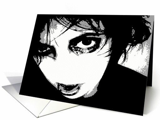 zombie halloween greetings card (712713)
