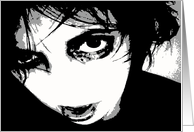 gothic stare card