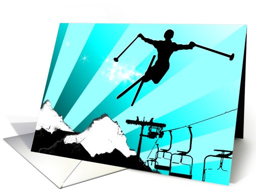 ski : powder trail card (712827)