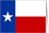 texas flag card