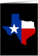 texas flag card