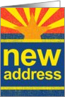 arizona flag new address announcement card