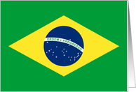 brasil flag card