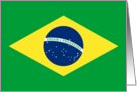 brasil flag card