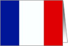 france flag card