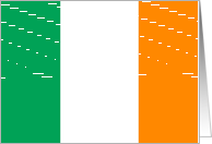 ireland flag card