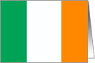 ireland flag : happy st. patrick’s day card