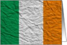 ireland flag : happy st. patrick’s day card