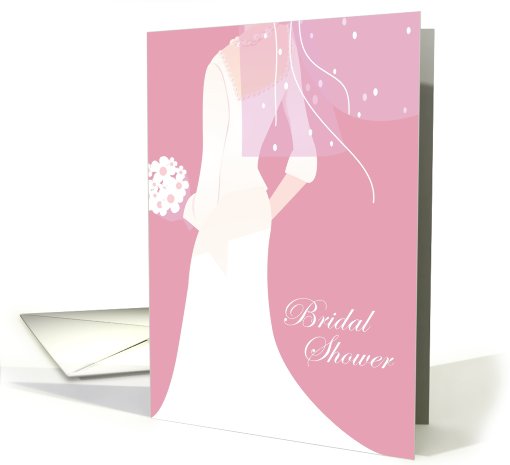 Bridal Shower Invites : Elegant Bride card (718074)