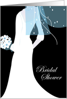 Bridal Shower Invites : Elegant Bride card