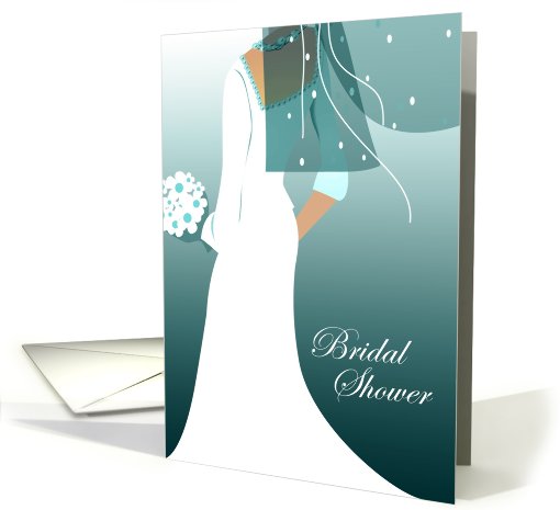 Bridal Shower Invites : Elegant Bride card (718080)