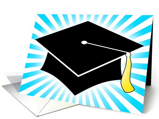Graduation Cap Thank You card (718378)