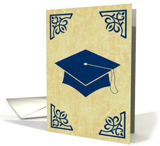 Graduation Cap Congratulations card (718406)