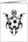 tribal soccer ball card