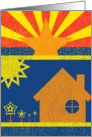 arizona flag new address announcement card