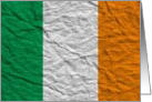 gone to ireland (flag) card