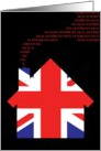 new great britain address (united kingdom flag) card