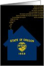 new oregon address (flag) card